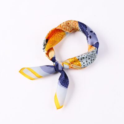 Foulard Femme Carré de Soie 52*52cm
