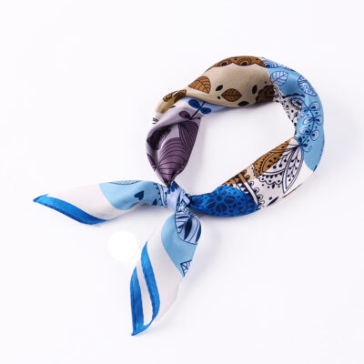 Petit Foulard Carré de Soie 52*52cm