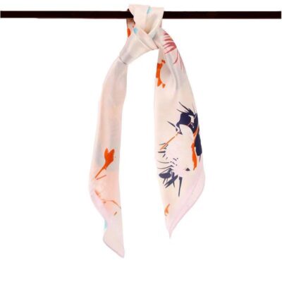 laprée - Petit foulard en soie petit carré de soie imprimé 52*52cm