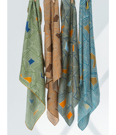 Foulard en Soie Carré de Soie 90*90cm – Image 4