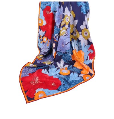 Foulard en Soie Carré de Soie 90*90CM(avec petit défaut) – Image 3