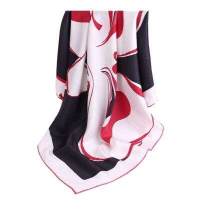 Foulard Femme en Soie Carré de Soie 90*90CM – Image 3
