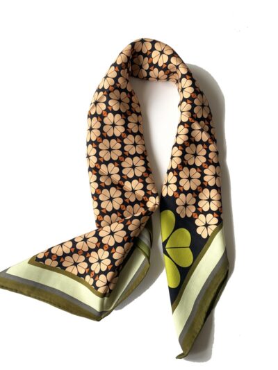 Foulard en Soie Carré de Soie 65*65CM Couleur Rose - Carré Wash