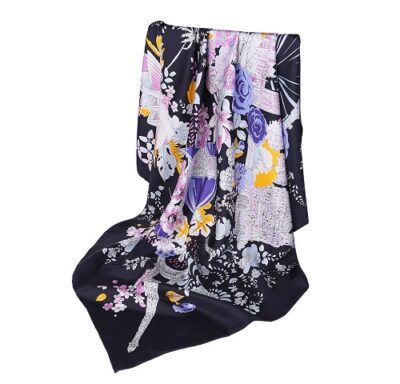 Foulard Femme Carré de Soie – Image 2