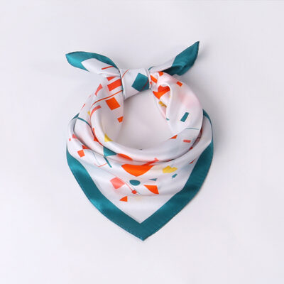 Foulard Femme Petit Foulard Carré de Soie – Image 2